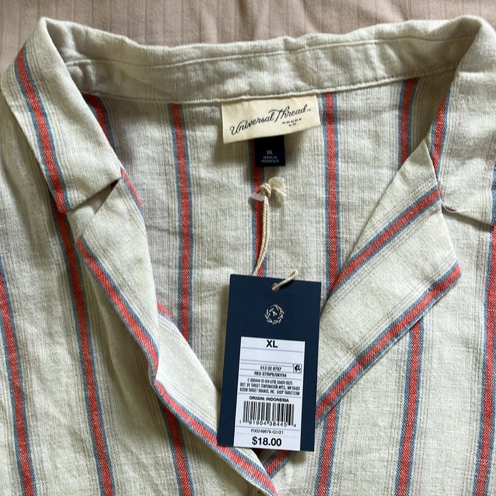 Striped button up - Picture 3 of 3